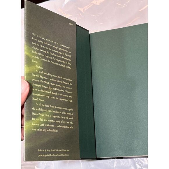 Harry Potter and the Half-Blood Prince True 1st 1st Edition 1st Printing w/ERROR - Picture 4 of 8